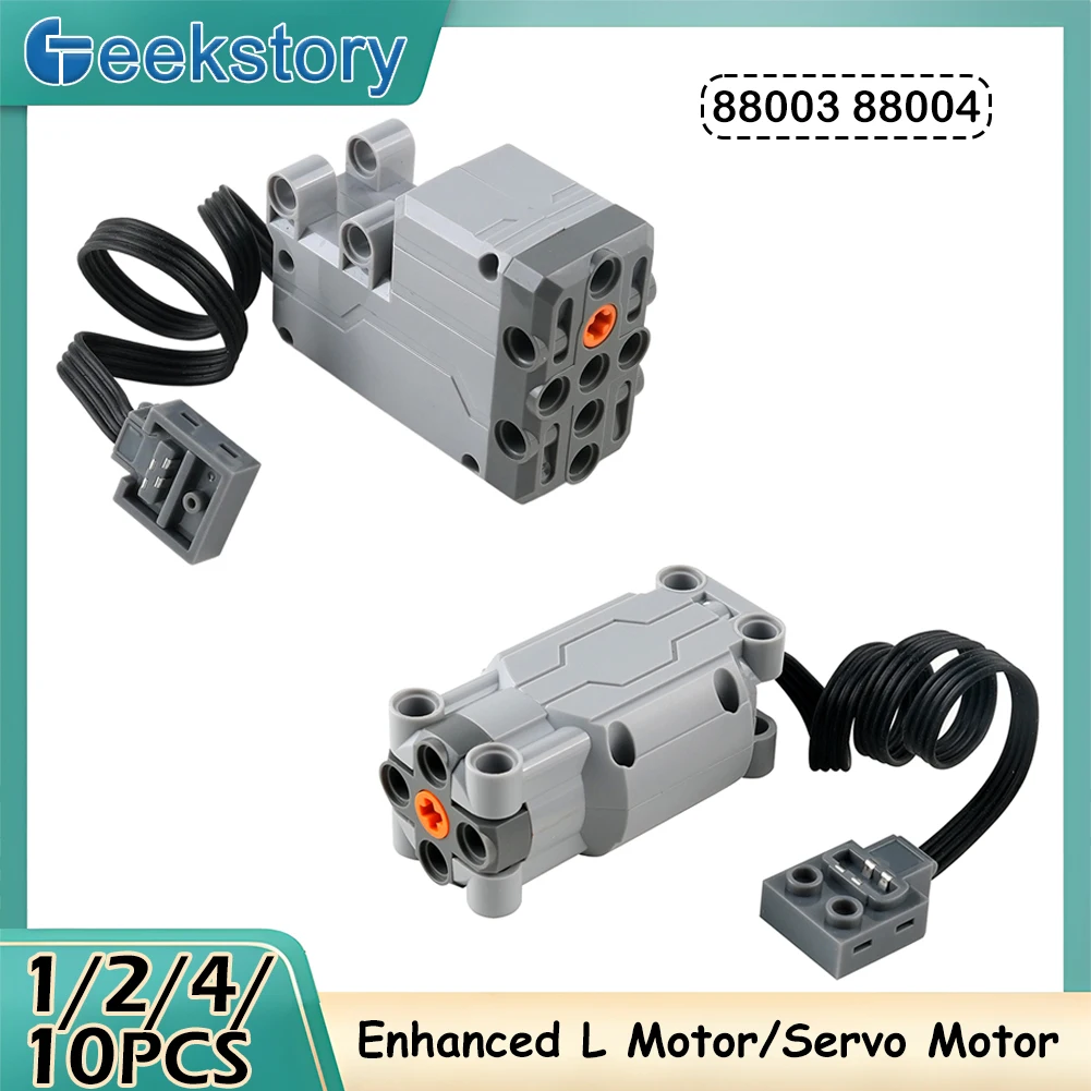 1/2/4/10 Uds. Generación 2 nuevas piezas de función de potencia MOC L servomotor modificación de energía ladrillos técnicos juguete educativo regalo para niños