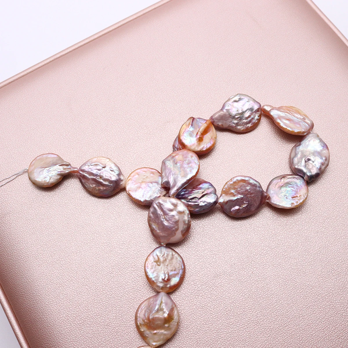 14-16mm Colorful Baroque Natural Freshwater Pearls Teardrop Shaped Loose Spacer Beads for Jewelry Making DIY Necklace Earrings