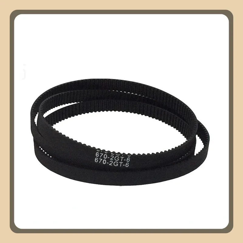 2GT（GT2） Closed Loop Timing Belt, 6/9mm Width, Circumference 110/112/188/200/280/400/550/610/852/1220mm for 3D Printer