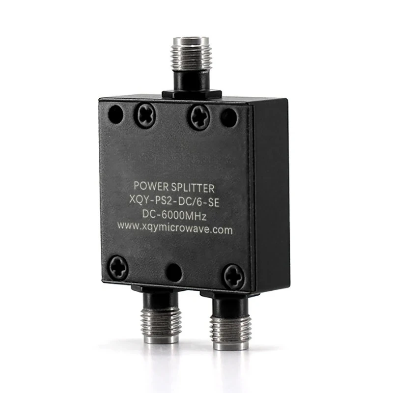 XQY 2 Way RF Power Divider DC to 6GHz 2000 to 8000MHz SMA Female Splitter Combiner for RF Signal and WiFi Communication Systems