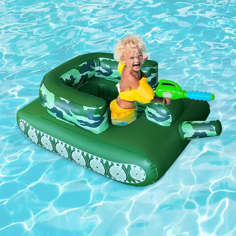 Inflatable water spray tank, water spray truck, awning cloth cover seat ring, inflatable shark seat ring