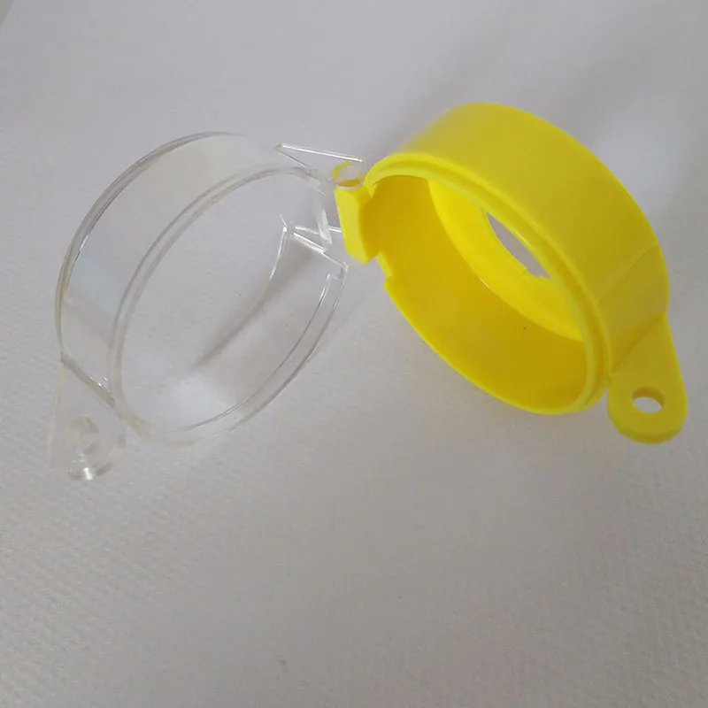 22mm Emergency Stop push button switch protective cover 55x37mm lockable button switch cover