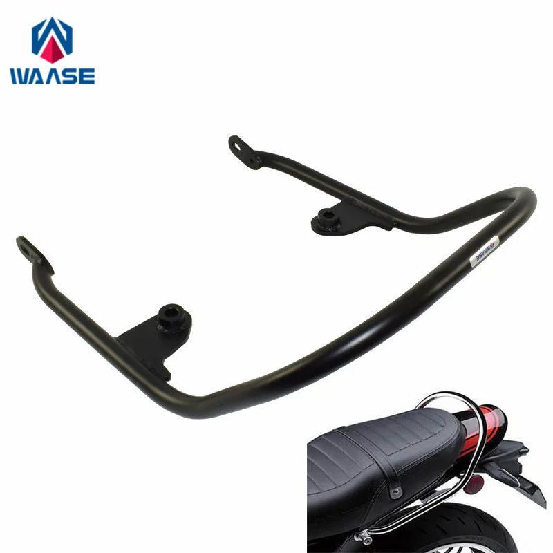 

waase For Kawasaki Z900RS Z 900 Z900 RS 2018 2019 2020 2021 2022 Rear Luggage Rack Passenger Handgrip Rail Bar Support Bracket