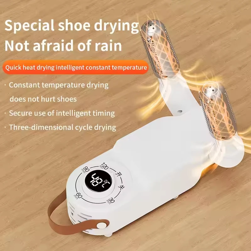 Wholesale Portable Electric Shoe Dryer Home Travel Intelligent Electric Deodorizing and Dehumidifying Foldable Shoe Dryer