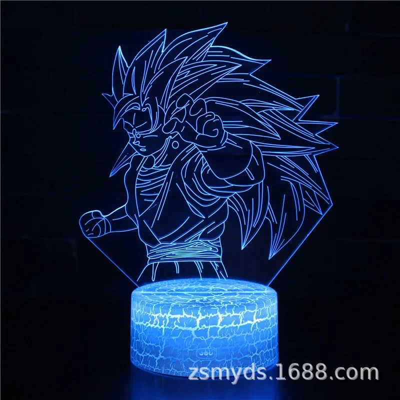 

Dragon Ball Series 3D Desk Lamp Creative Gift Visual Stereo Lamp Colorful Touch LED Night Light Exquisite Gift