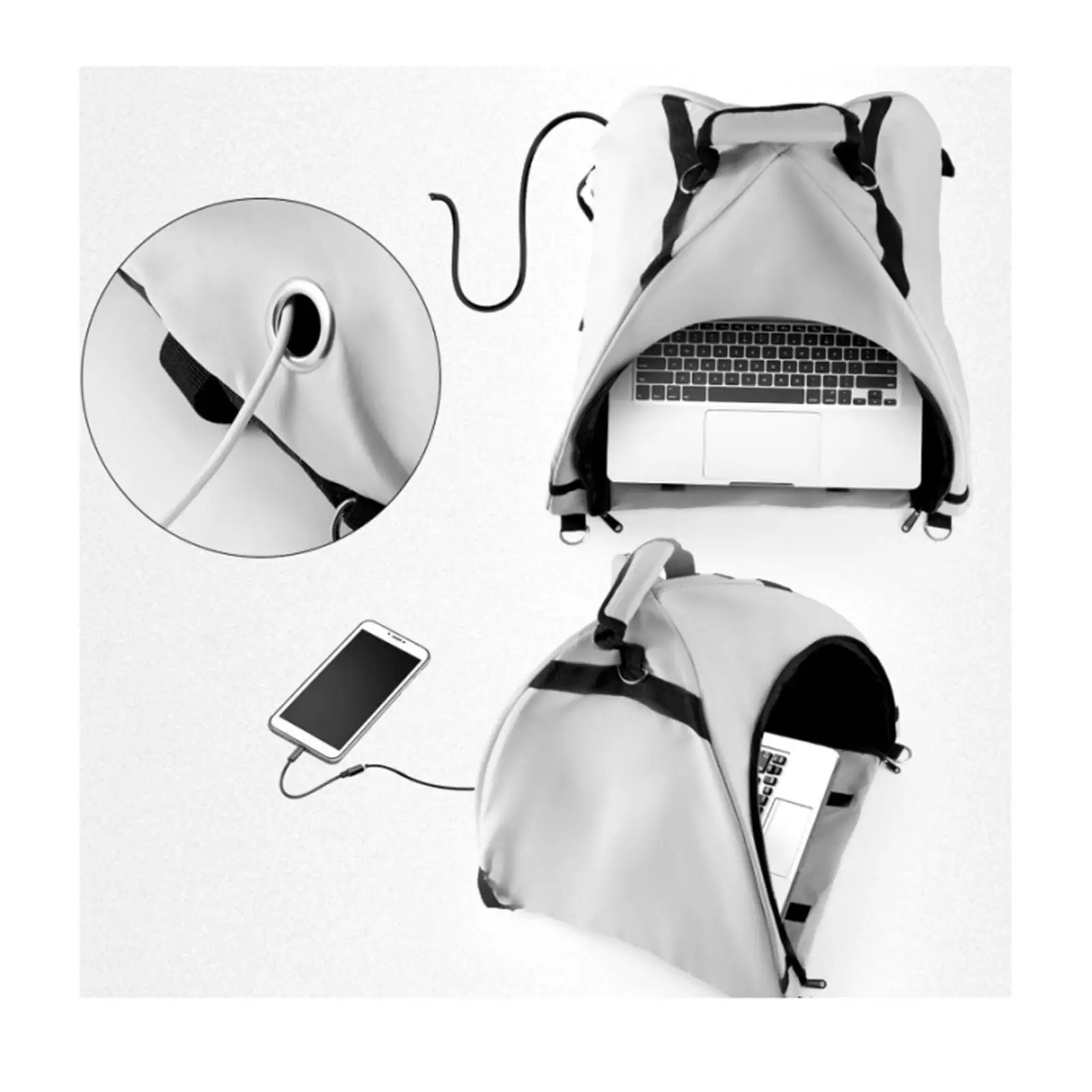 

Laptop Sun Shade For Working Outside Waterproof Foldable Portable Heat UV Reflective Laptop Tent Sun Shade For Adults Travel