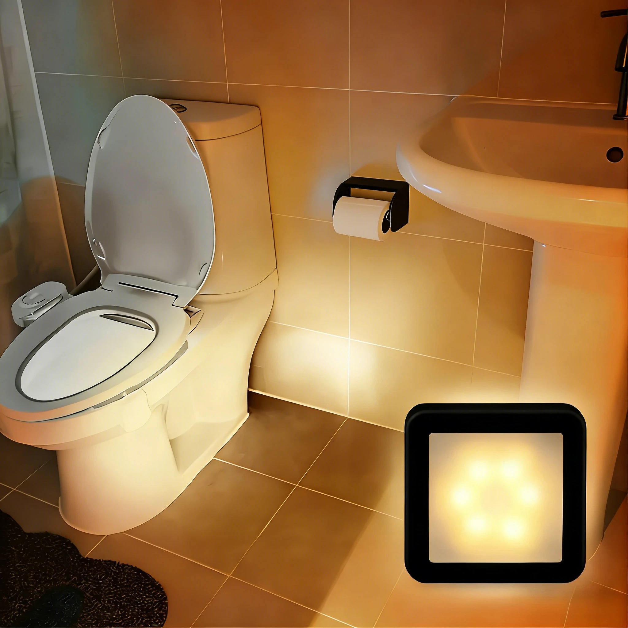 Intelligent Infrared Human Motion Sensing Nightlight Cupboard Bedroom Corridor Light Up At Night Easy to Install LED Night Light