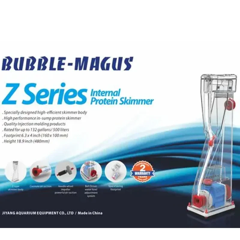 Bubble Magus Z5 Z6 Z7 Z8 Internal Aquarium Protein Skimmer Sump Needle Wheel Venturi Pump Saltwater Marine Reef