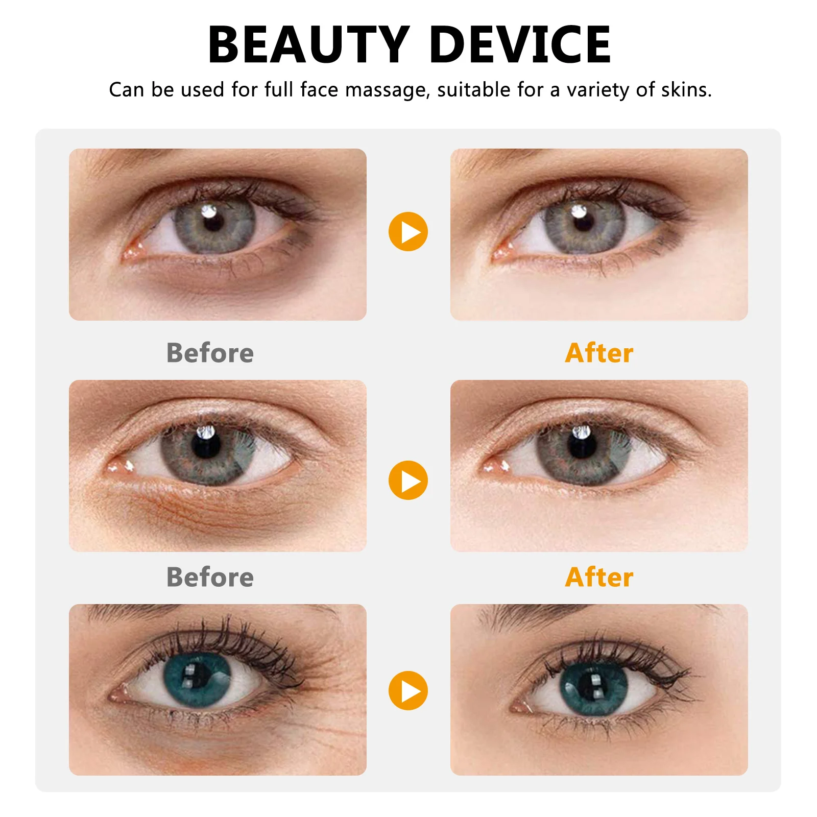 

6pcs Face Cream Spoon Massager Stick Facial Mask Spoon For Skincare Routine Anti-Puffiness Tool Dual-End Design