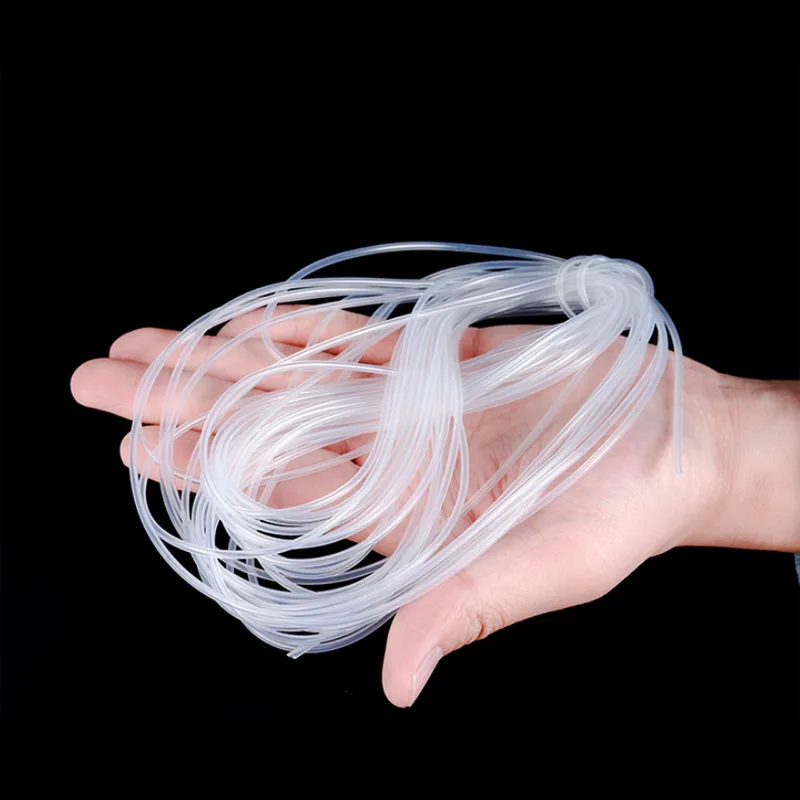 Food Grade Transparent Silicone Rubber Hose VMQ Hoses Inner Diameter 2 2.5 3 4 5 6 7 8 10 12 14 mm Flexible Clear Silicone Tube