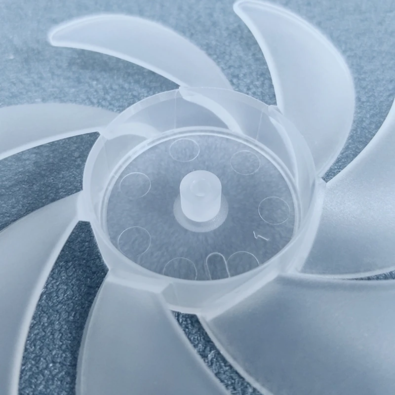 Plastic Fan Blade, 7 Leaves Plastic Fan Blade Replacement Seven Leaves Electric Fan Blades for Hairdryer Motor