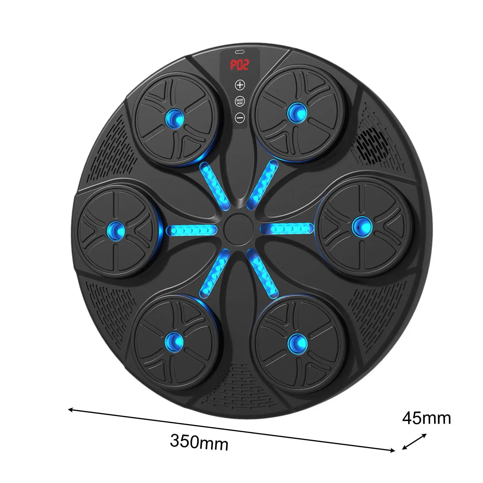 Electronic Musical Boxing Wall Target with Boxing Machine with Boxing Gloves,