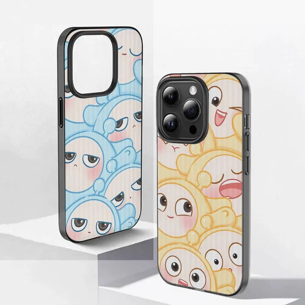 

Egg Party For IPhone 17 16 15 14 13 12 11 Pro Max Plus Pro Corrugated Shockproof Matte Phone Cover