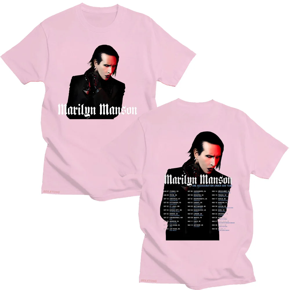 Marilyn Manson One Asspassination Under God Tour T Shirts Retro