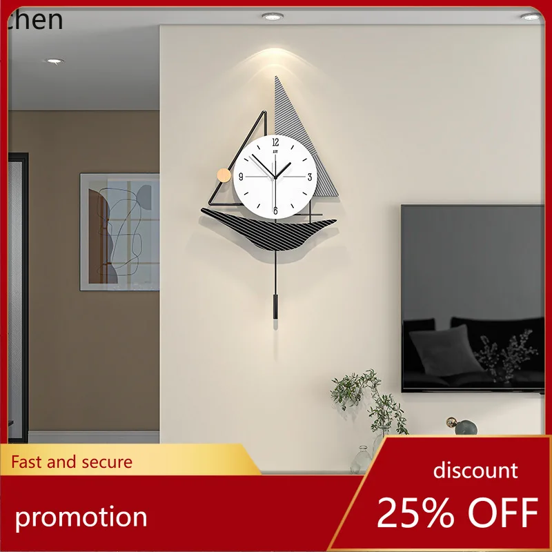 

ZML Wall Clock Modern Minimalist Living Room Home Fashion Silent Creative Restaurant Decorative Clock