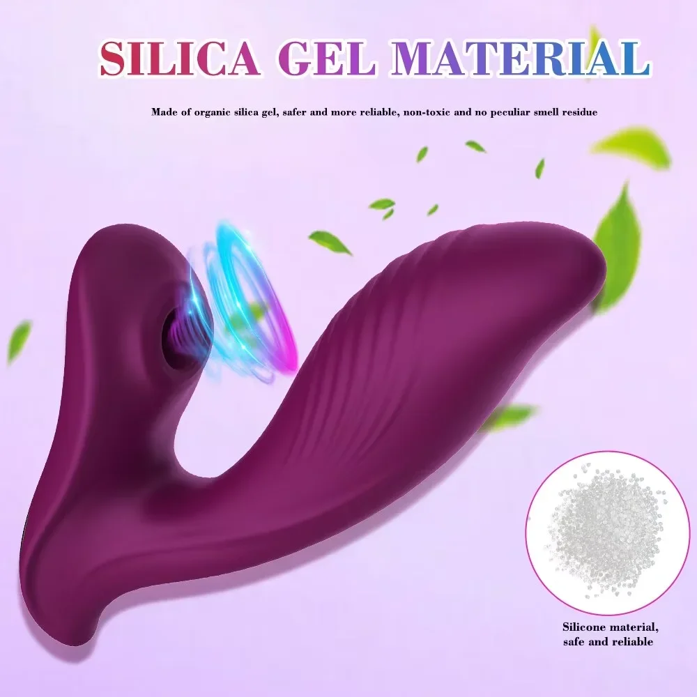 2 in 1 Zuigen G-spot Vibrator voor Vrouwen Clit Sucker Orale Seks Zuig Clitoris Stimulatie Vrouwelijke Masturbatie erotische Speeltjes