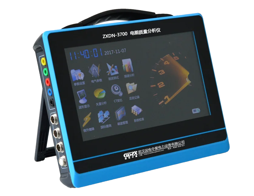 ZXDN-3700 Flat Type Handheld Dreiphaseninstrument Energie Umfassender Test Power Quality Analysator