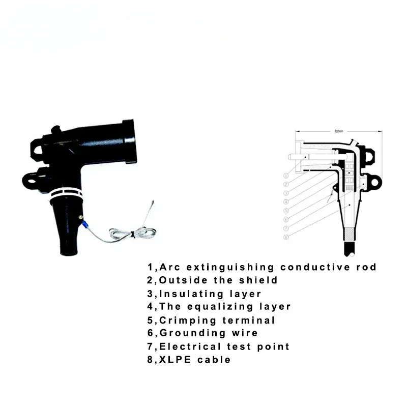 Elbow Connector High Voltage Switchgear Cable