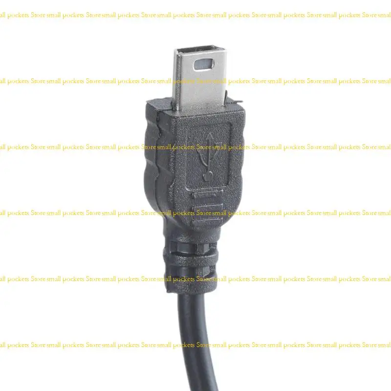 R1WD USB A Male to B Mini 5 Pin Data Sync Cable for Laptop Computer High Speed Data Transmission Durable