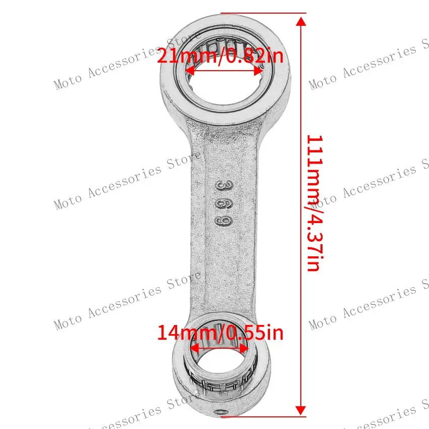 Boat Motor Connecting Rod Con Assy For Tohatsu M5B M5BS 5HP 2002-2003 369-00040-0 00043-0 Roller Bearing 00061-0 Crank Pin