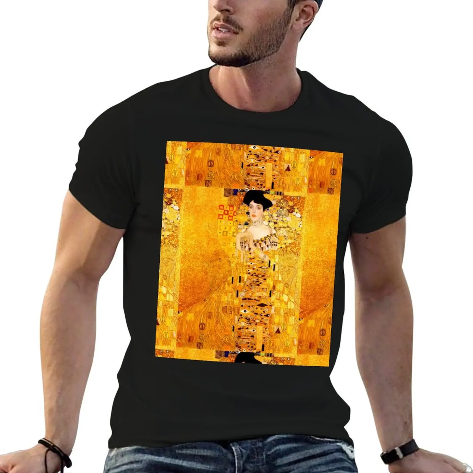 Portrait of Adele Bloch-Bauer I T-Shirt for a boy korean fashion customs design your own anime t shirts clothes for men