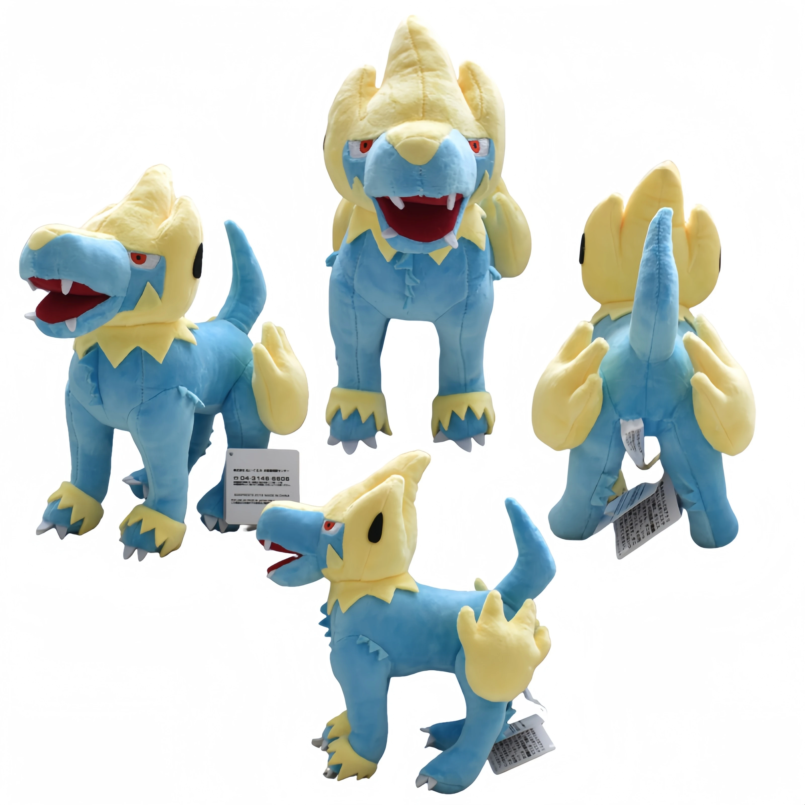 27cm Pokemon Pikachu Manectric Plush Toys Japan Anime Mewtwo Bulbasaur Squirtle Gengar Manectric Stuffed Dolls Kids Xmas Gift