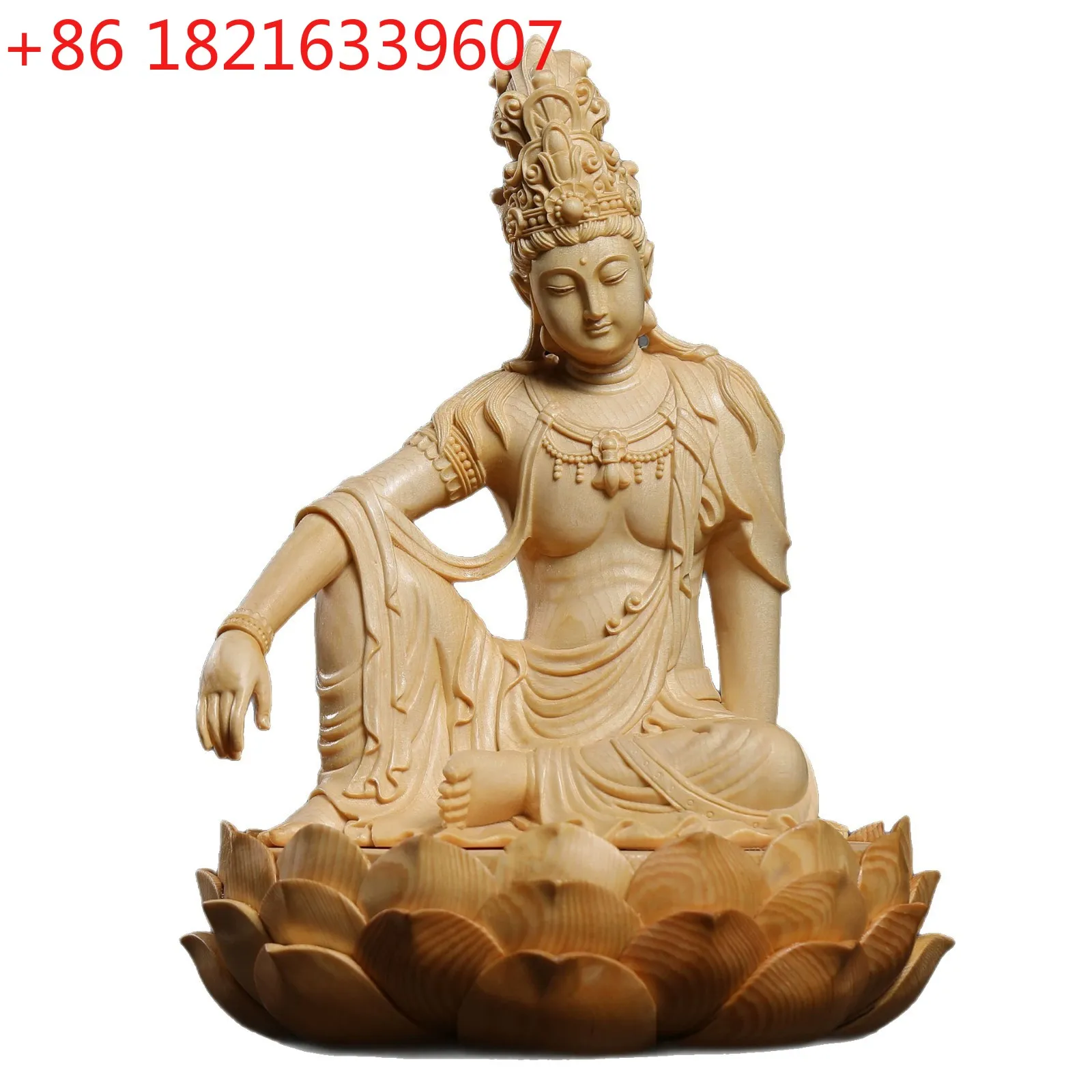 YAO juniper wood carving, home offering Zen mahogany decorations
