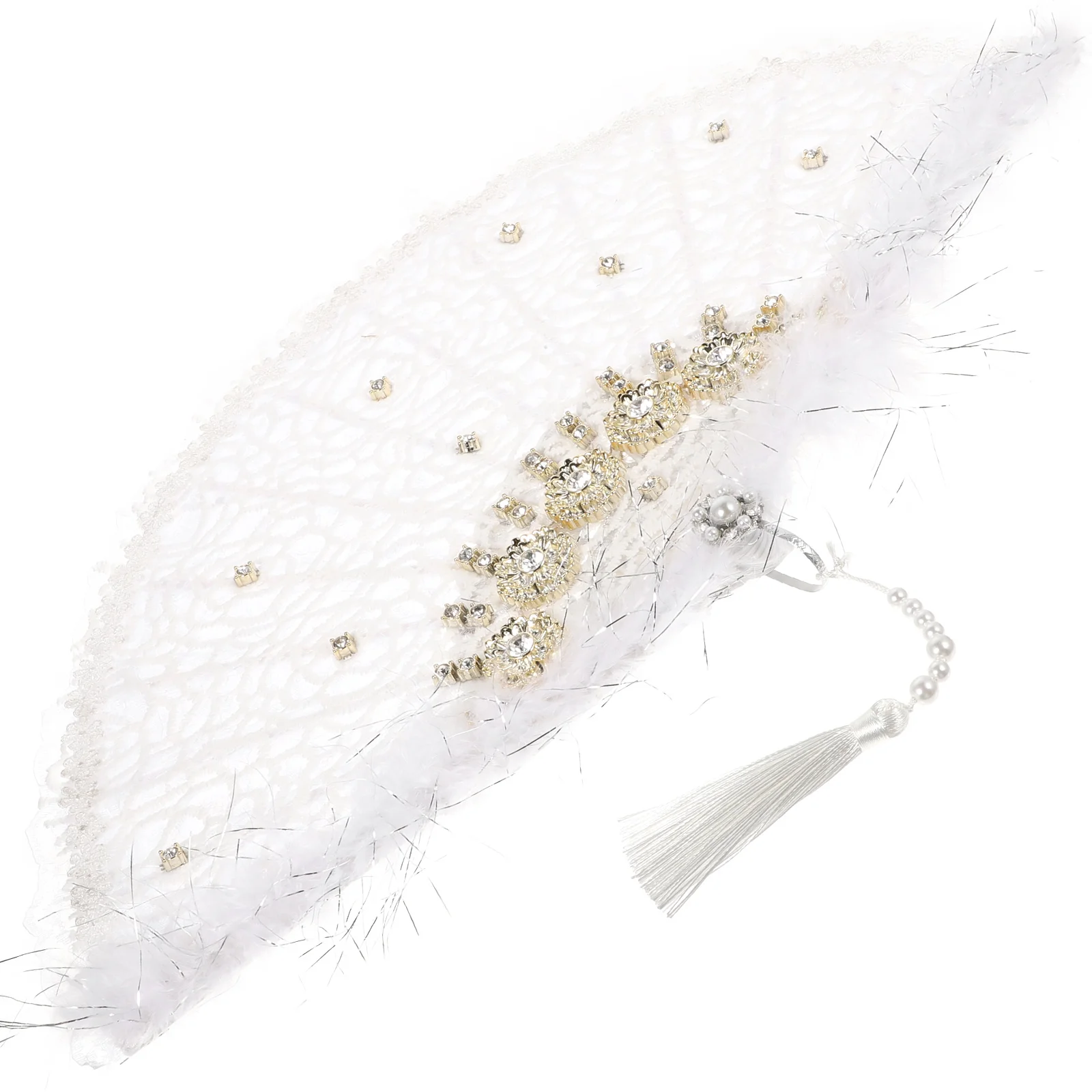 

Handmade Premium Plume Folding Fan Decorative Wall Hanging For Wedding Party Stage Performance Bridal Fan Bride Handheld Dance