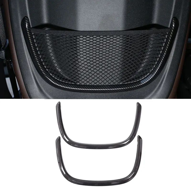 

Carbon Fiber For BMW X1 F48 16-18 ABS Chrome Rear Back Net Frame Cover Trims For BMW 2 Series 218i f45 f46 For BMW X2 F47 2018