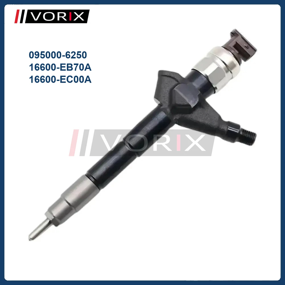 095000-6250 16600-EB70A 16600-EC00A Fuel Injector For Nissan Navara Pathfinder