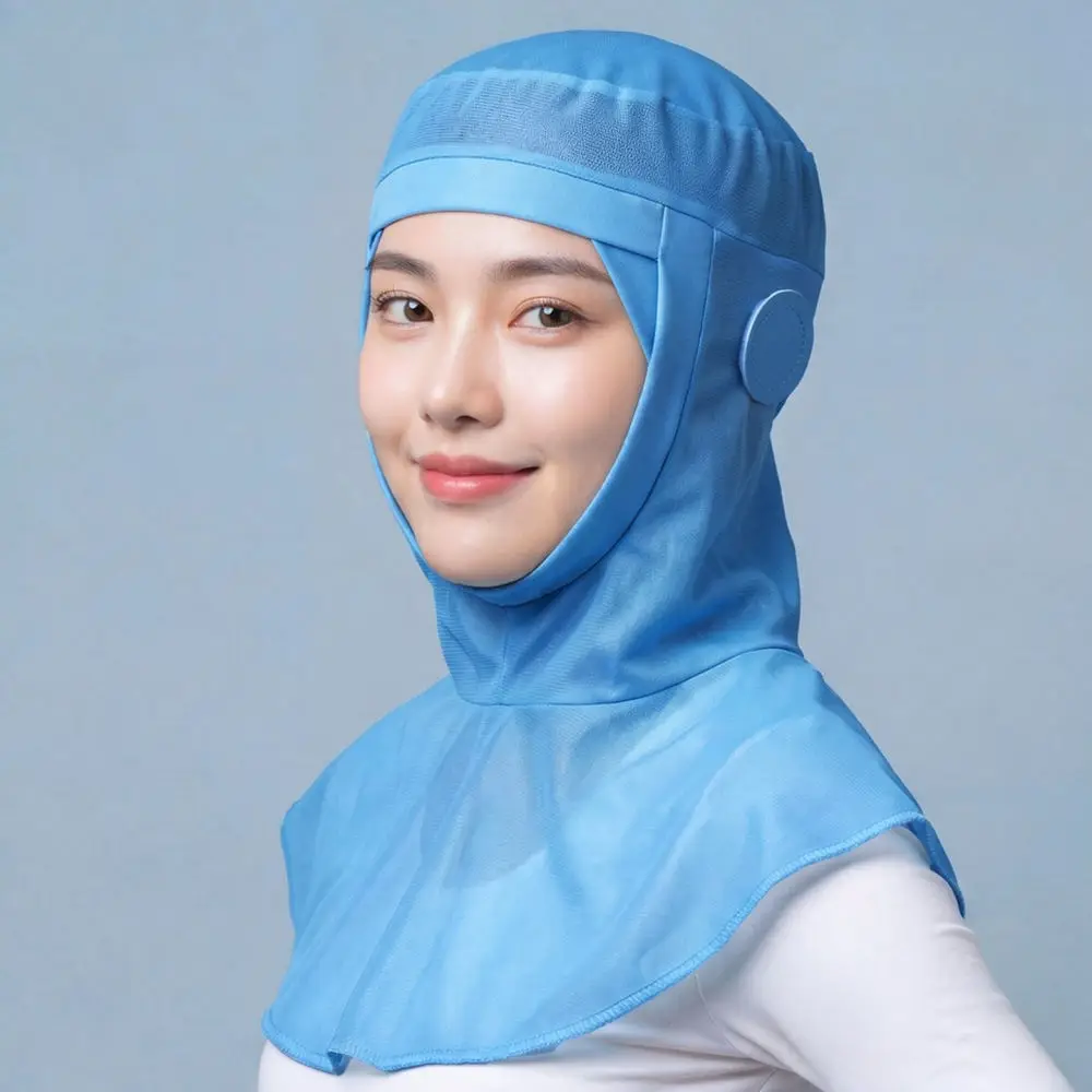 Working Cap Food Factory Hygiene Headwear Protective Elastic Dust Cover Breathable Mesh Fabric Unisex Professional Gear