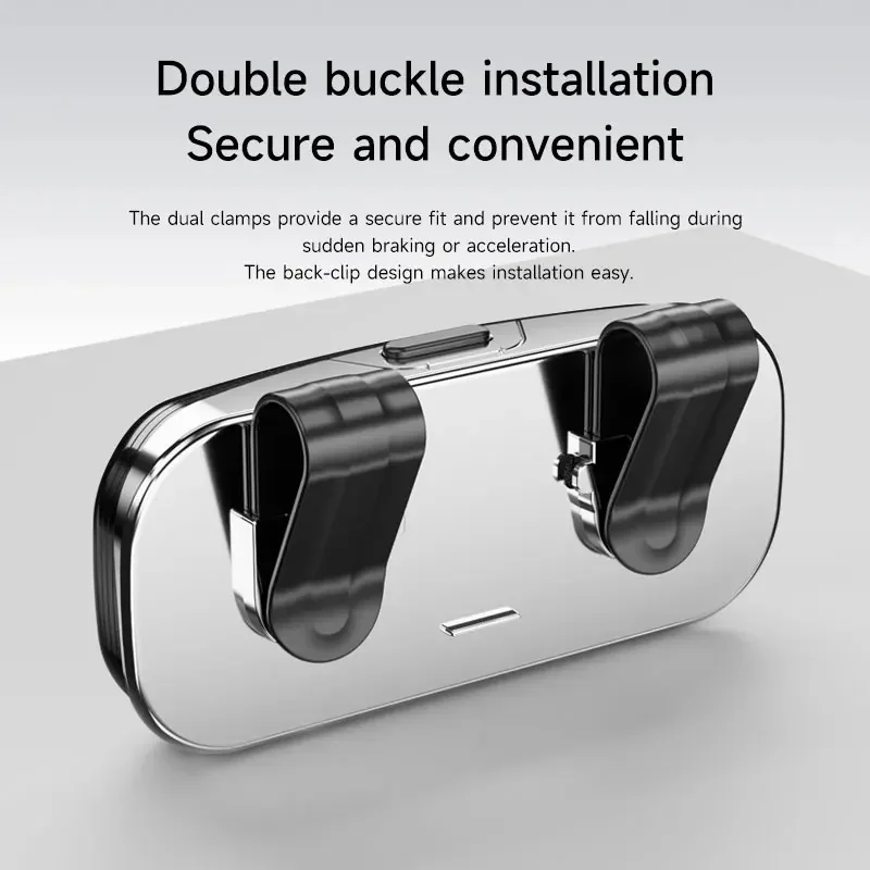 Sun‑Visor Mount Multifunctional Glasses Box For BYD Atto3 Seal Han Tang Dolphin Song Yuan BYD Logo Non‑Destructive Sunglasses Ho