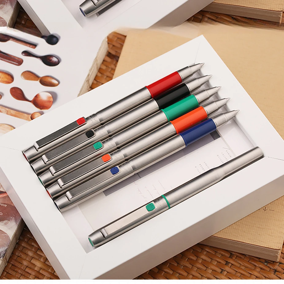 

MAJOHN B25 Craftsman God Stainless Steel Schmidt Rollerball Pen Creative Spades Ares Writing Pen Christmas Design Gift