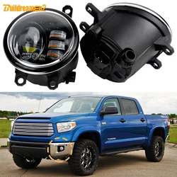 2 X 30W Car Front LED Fog Light Assembly Daytime Running Lamp DRL H11 12V For Toyota Tundra 2014 2015 2016 2017 2018 2019