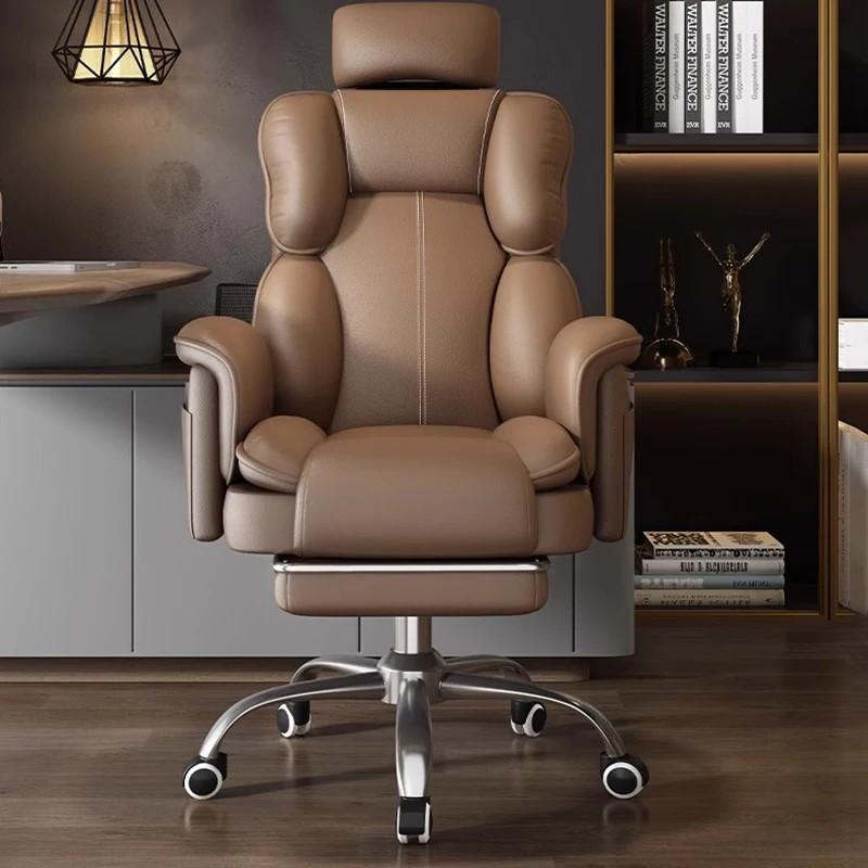 Vanity Throne Office Chair Swivel Bar Study Desk Salon Massage Full Body Leather Office Chair Nordic Taburete Trendy Furniture