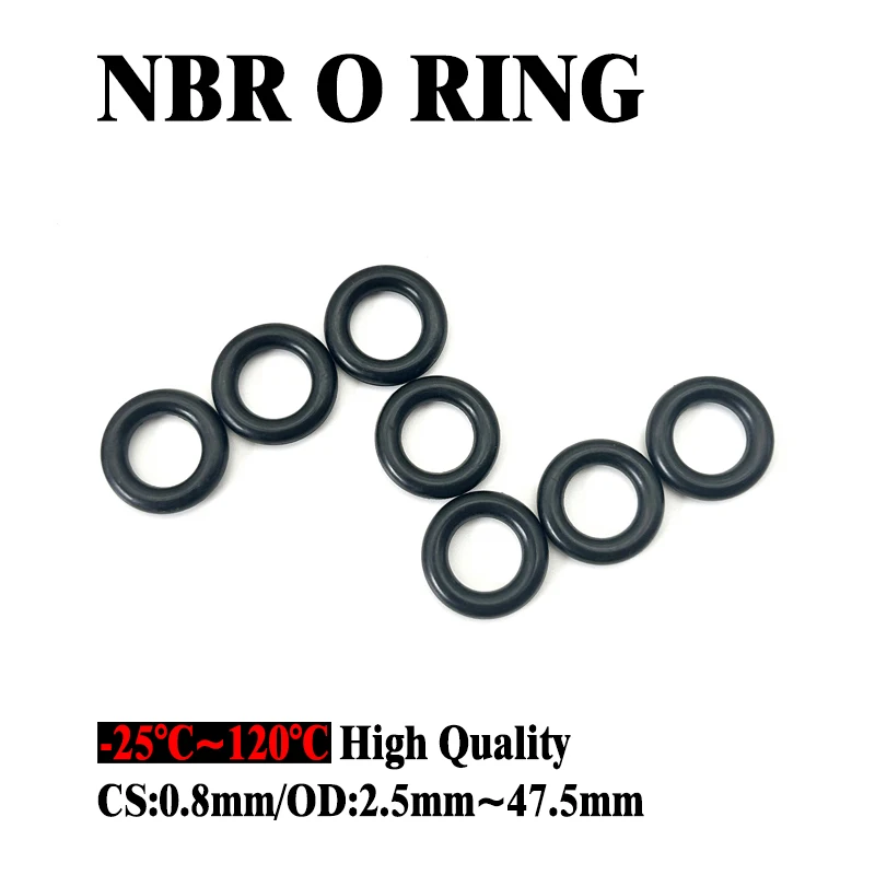 Black Nbr O-Rings 5… - image