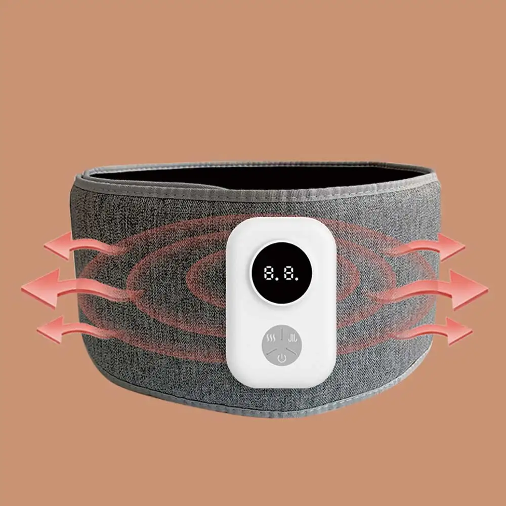

Electric Air Pressure Waist Massager Belt Hot Compress Airbag Air bag Abdominal Massage Belt Body Weight Loss Pain Relief