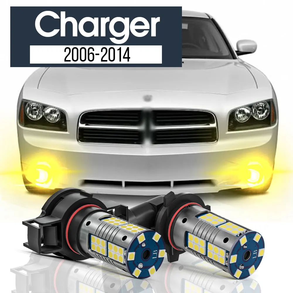 

2pcs LED Fog Light Lamp Blub Canbus Accessories For Dodge Charger 2006 2007 2008 2009 2010 2011 2012 2013 2014