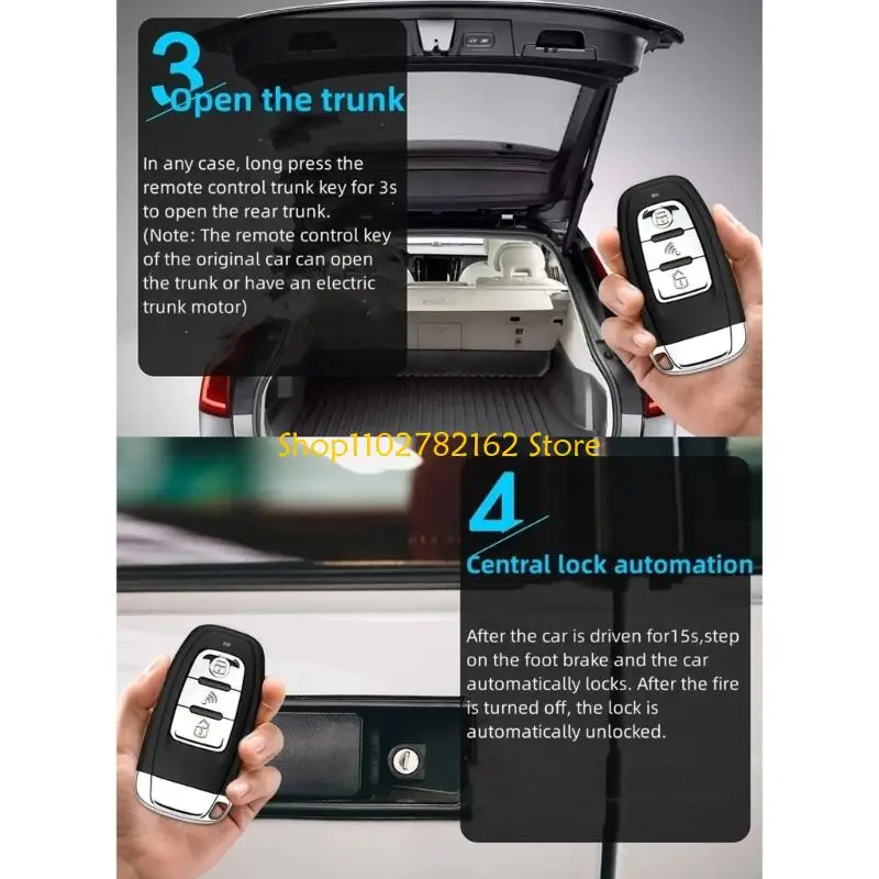 547B Truck Car Ignition Upgrade System for One Touch Start and Keyless Entry Security