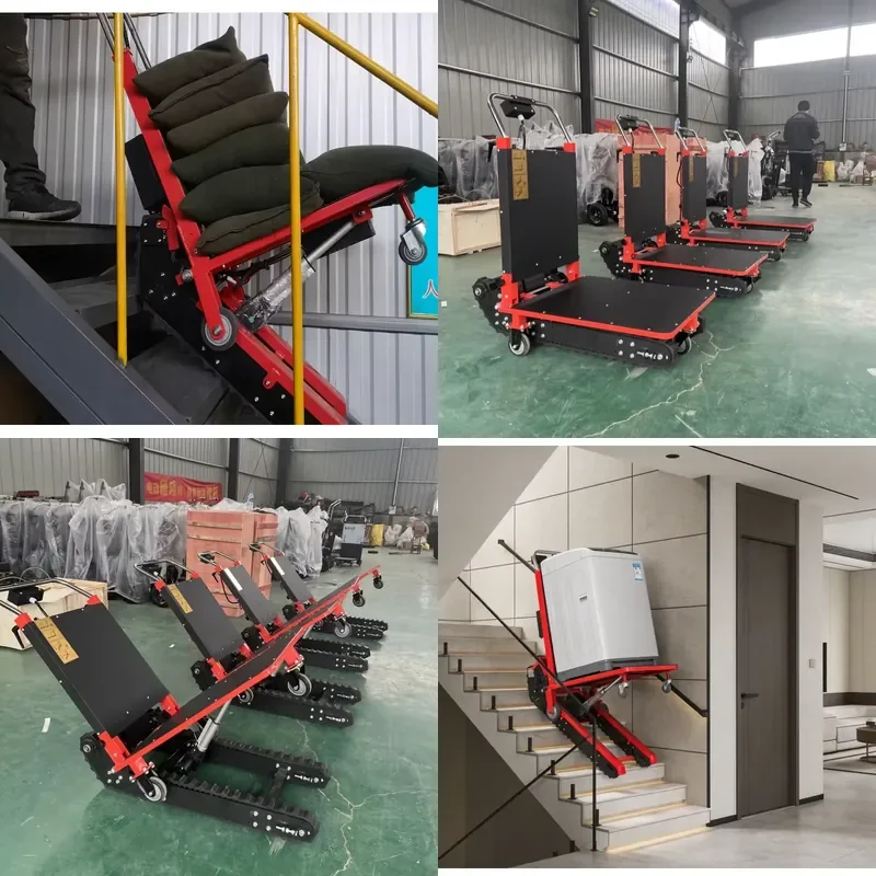 

Electric Stair Climber Trolley for Factory Use 300kg 400kg Fully Tracked Hydraulic Style Stair Climbing Machine for Enhanced