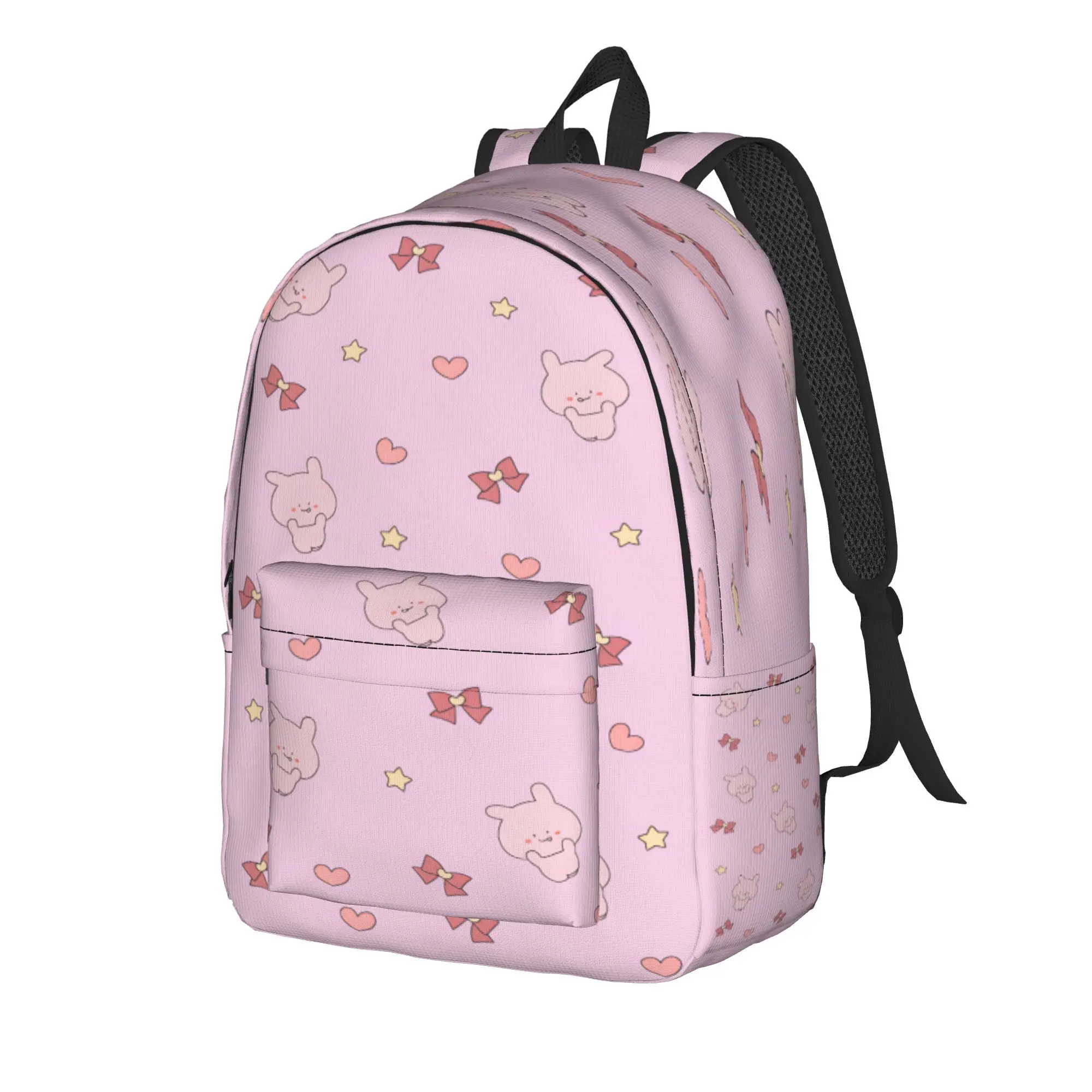 A-Asamimichans Backpack  Travel Backpacks Women Colorful Big High School Bags Modern Rucksack
