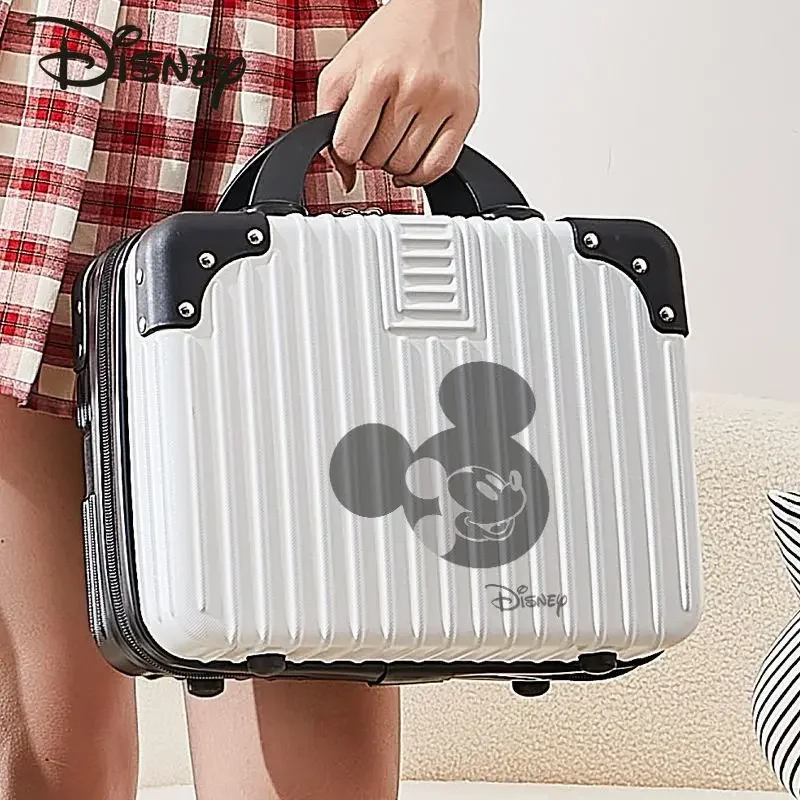 Disney Mickey New Women\'s Makeup Case Fashion High Quality Home Storage Box Cartoon Multi Functional Women\'s Carrying Case