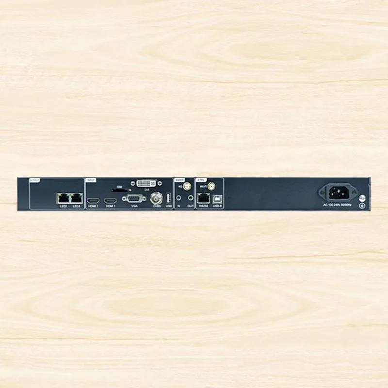 HD-VP210H Display a LED a colori Processore video Controller di sistema sincrono 2 in 1 Riproduzione USB HDMI DVI GA