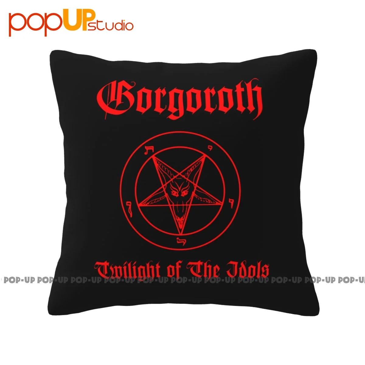 Silky Gorgoroth Dimmu Borgir. Morbid Angel Pillowcase Throw Pillow Cover Natural Soft Skin For Bedroom