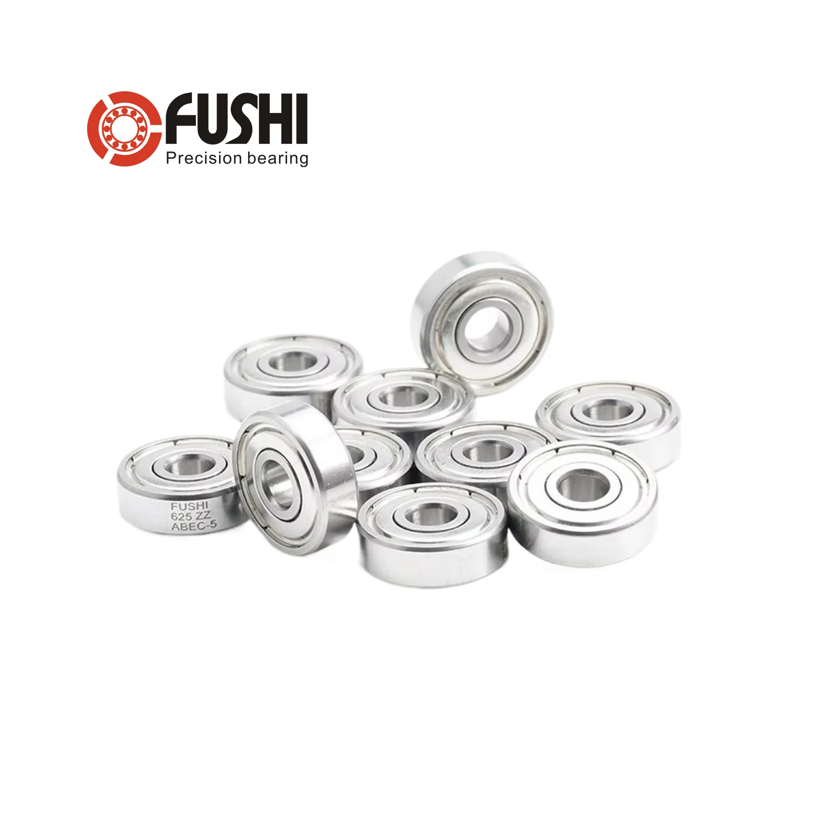 FUSHI 625zz 2rs Bearing 5x16x5 mm For 3D printer,Strong Industrial Motors 625 Stainless Steel Flange Hybrid Ceramic Ball Bearing