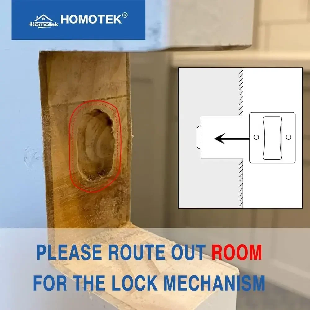 Privacy Sliding Door Lock with Pull Oil Rubbed Brass- Replace Old Or Damaged Pocket Door Locks Quickly and Easily, 2-3/4”x2-1/2”