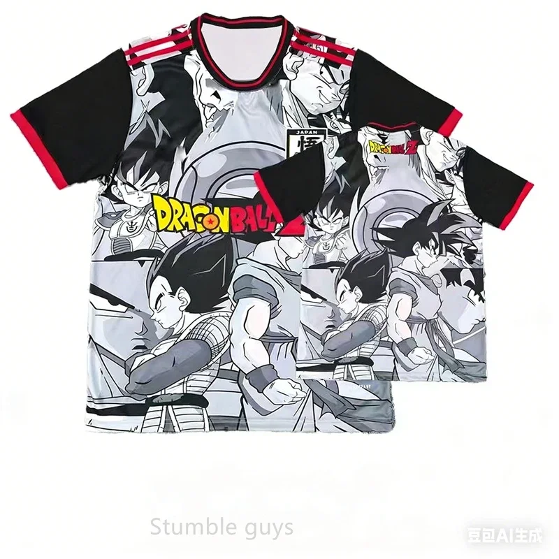 Herren Dragon Ball T-Shirt Jungen Kleidung Mädchen Baseball Trikot Goku Damen Super Saiyan Rose Kinder Sportbekleidung