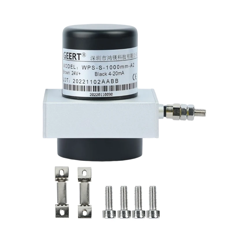 Imagem -05 - Geert-wps-s 3-sensor Atual do Deslocamento do Cabo de Tração do Fio Pulso Codificador Potenciômetro Sensor Linear do Deslocamento Analógico