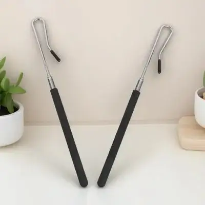 Bâton de commande manuel réglable, 2 pièces, tige de marionnette, couverture de sécurité lisse, poignée confortable, accessoire de Performance pour petits et grands