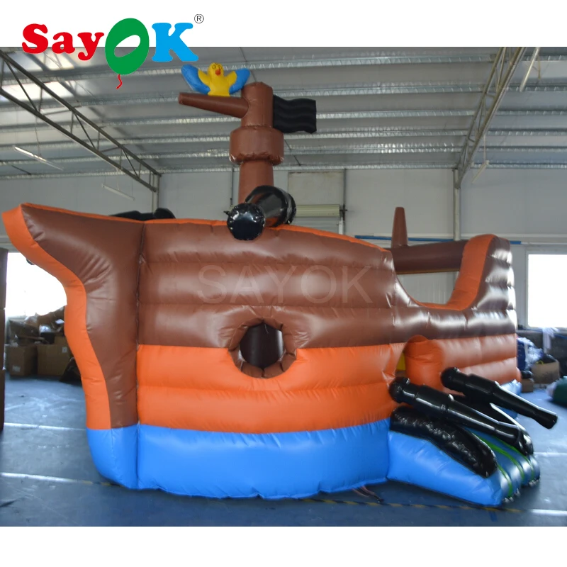 SAYOK-Inflável Pirate Ship Bounce House, saltitante com ventilador de ar, parque infantil comercial, evento show, 6m